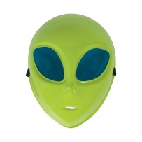 Masque extraterrestre vert adulte – Déguisement alien réaliste