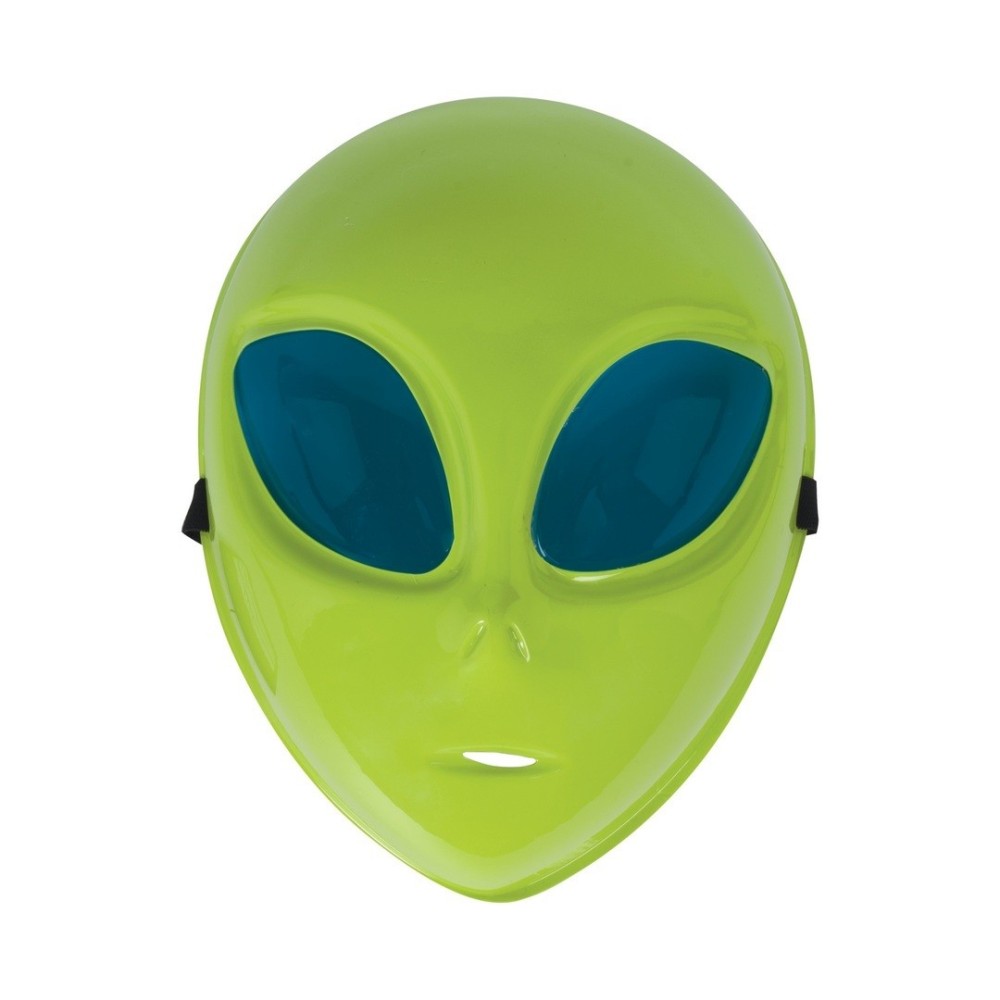 Masque extraterrestre vert adulte – Déguisement alien réaliste