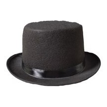 Chapeau Haut de Forme Noir Enfant – Chapeau Feutre Élégant pour Déguisement - 40104 - Chapeaux