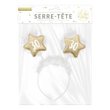 Serre-tête étoile 30 ans pas cher – Fiesta Factory