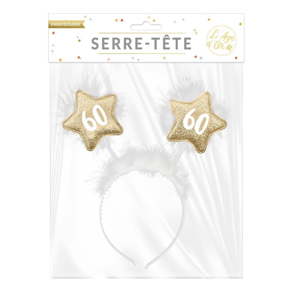 Serre-tête étoile 60 ans pas cher – Fiesta Factory