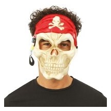 Masque pirate squelette adulte – Déguisement Halloween original