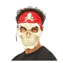 Masque pirate squelette adulte – Déguisement Halloween original