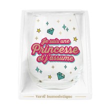 Verre princesse cadeau femme original pas cher – Fiesta Factory