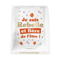 Verre rebelle cadeau femme original pas cher – Fiesta Factory