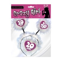 Serre-tête et badge 20 ans pas cher – Fiesta Factory