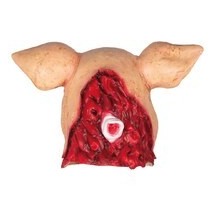 Masque cochon ensanglanté intégral adulte – Déguisement horreur Halloween