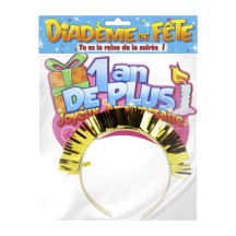 Diadème 1 an de plus anniversaire pas cher – Fiesta Factory