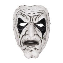 Masque latex clown sinistre adulte – Déguisement Halloween effrayant