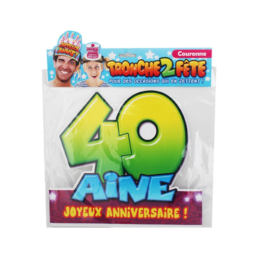 Couronne 40 ans anniversaire pas cher – Fiesta Factory