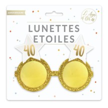 Lunettes étoile 40 ans pas cher | Fiesta Factory