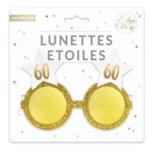 Lunettes étoile 60 ans pas cher | Fiesta Factory