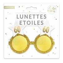 Lunettes étoile 60 ans pas cher | Fiesta Factory