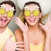 Lunettes étoile 60 ans pas cher | Fiesta Factory