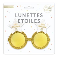 Lunettes étoile anniversaire pas cher | Fiesta Factory