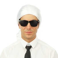 Perruque Karl blanche - 18036 - Perruques