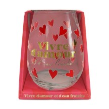 Verre je t’aime cadeau Saint Valentin pas cher – Fiesta Factory