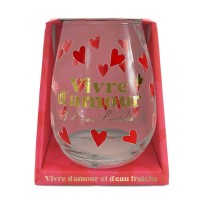 Verre je t’aime cadeau Saint Valentin pas cher – Fiesta Factory