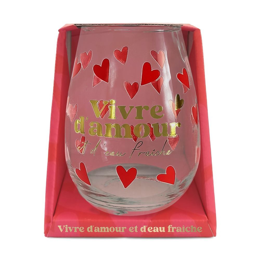 Verre je t’aime cadeau Saint Valentin pas cher – Fiesta Factory