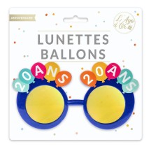 Lunettes ballons 20 ans pas cher | Fiesta Factory