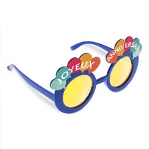 Lunettes ballons anniversaire pas cher | Fiesta Factory
