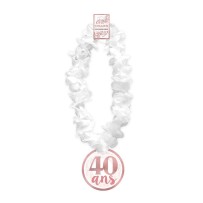 Collier fleurs 40 ans femme pas cher | Fiesta Factory