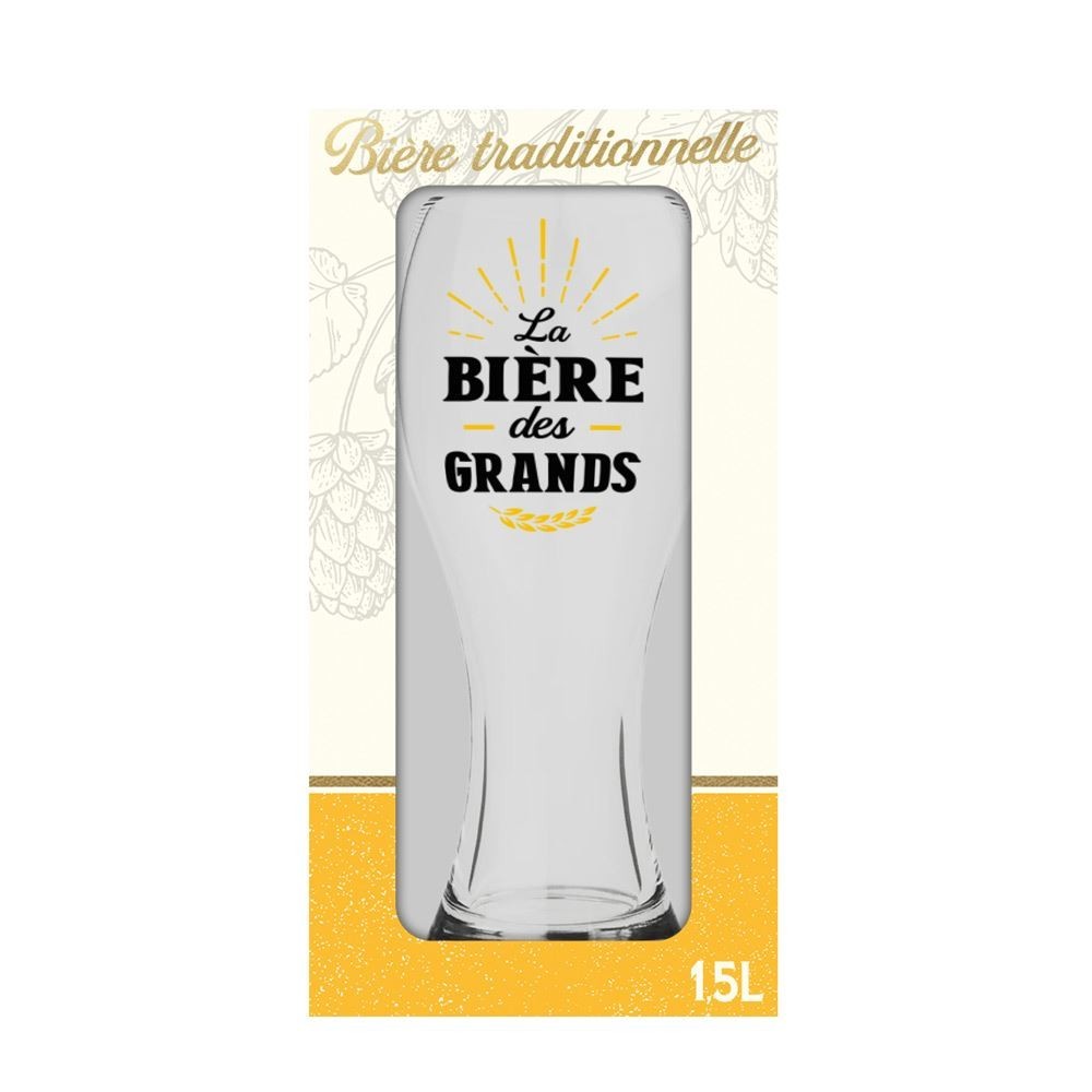Verre bière XXL 1,5L grands buveurs pas cher – Fiesta Factory