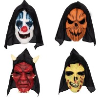 Masque latex Halloween adulte pas cher – modèle effrayant aléatoire