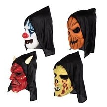 Masque latex Halloween adulte pas cher – modèle effrayant aléatoire