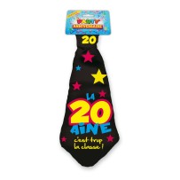 Cravate 20 aine anniversaire pas cher | Fiesta Factory