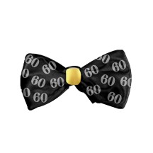 Nœud papillon 60 ans anniversaire pas cher | Fiesta Factory