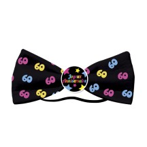 Nœud papillon 60 aine anniversaire pas cher | Fiesta Factory