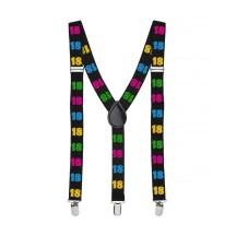 Bretelles 18 ans anniversaire pas cher | Fiesta Factory