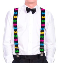 Bretelles 50 aine anniversaire pas cher | Fiesta Factory