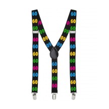 Bretelles 60 aine anniversaire pas cher | Fiesta Factory