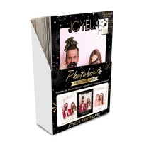 Photobooth anniversaire 36 pièces 3 modèles pas cher | Fiesta Factory