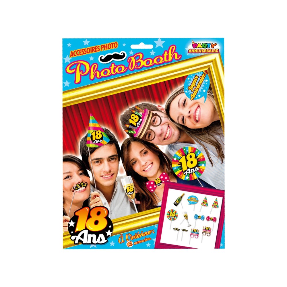 Photobooth 18 ans anniversaire pas cher | Fiesta Factory