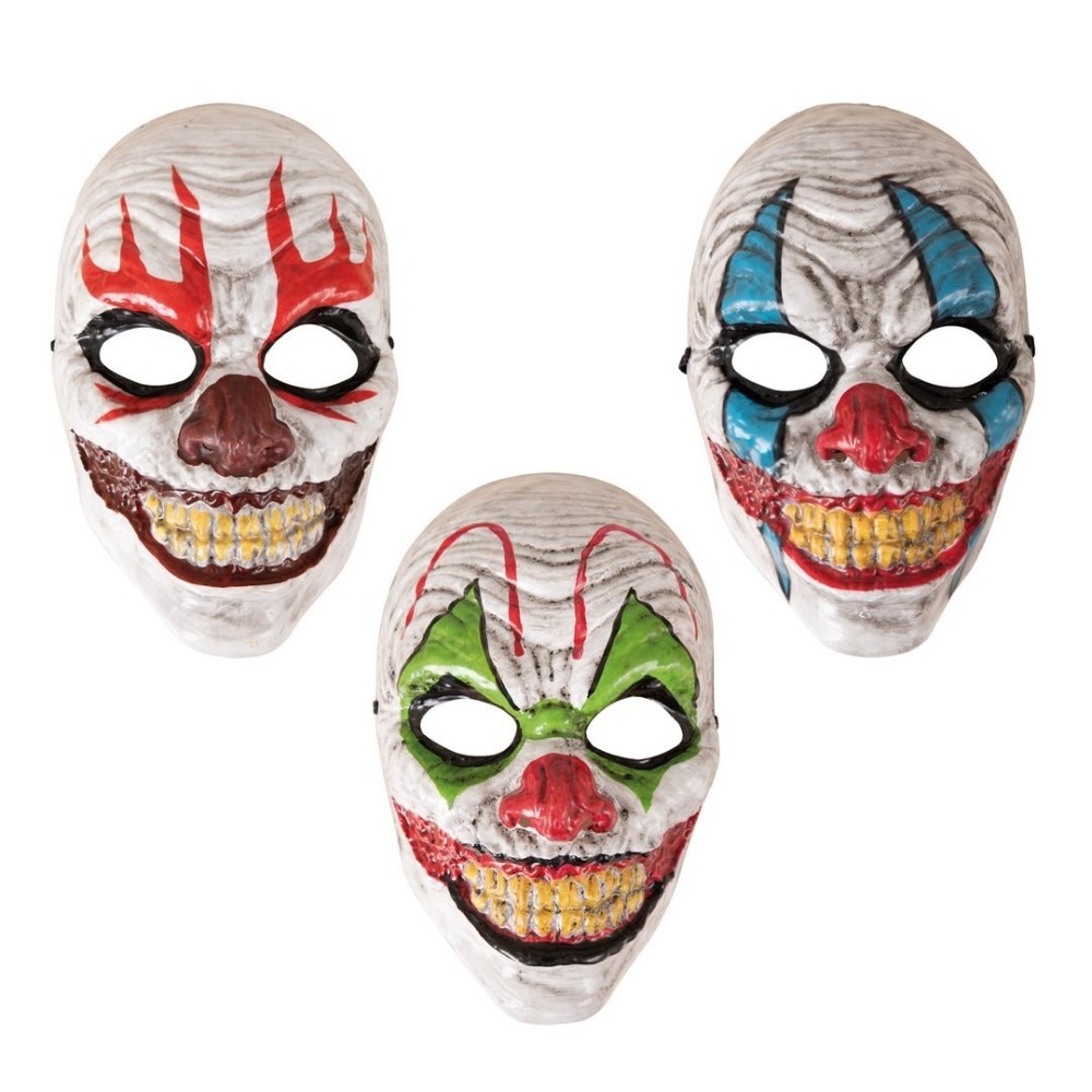 Masque clown maléfique adulte – déguisement Halloween horreur