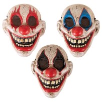 Masque clown cruel adulte – déguisement Halloween horreur
