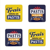 Dessous de verre pastis pas cher | Fiesta Factory