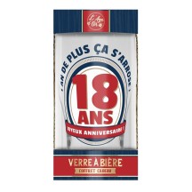 Verre à bière 18 ans pas cher | Fiesta Factory