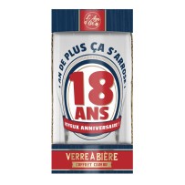 Verre à bière 18 ans pas cher | Fiesta Factory