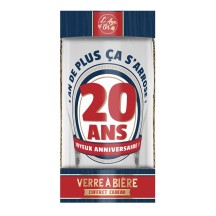 Verre à bière 20 ans pas cher | Fiesta Factory