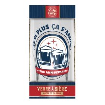 Verre à bière joyeux anniversaire pas cher | Fiesta Factory