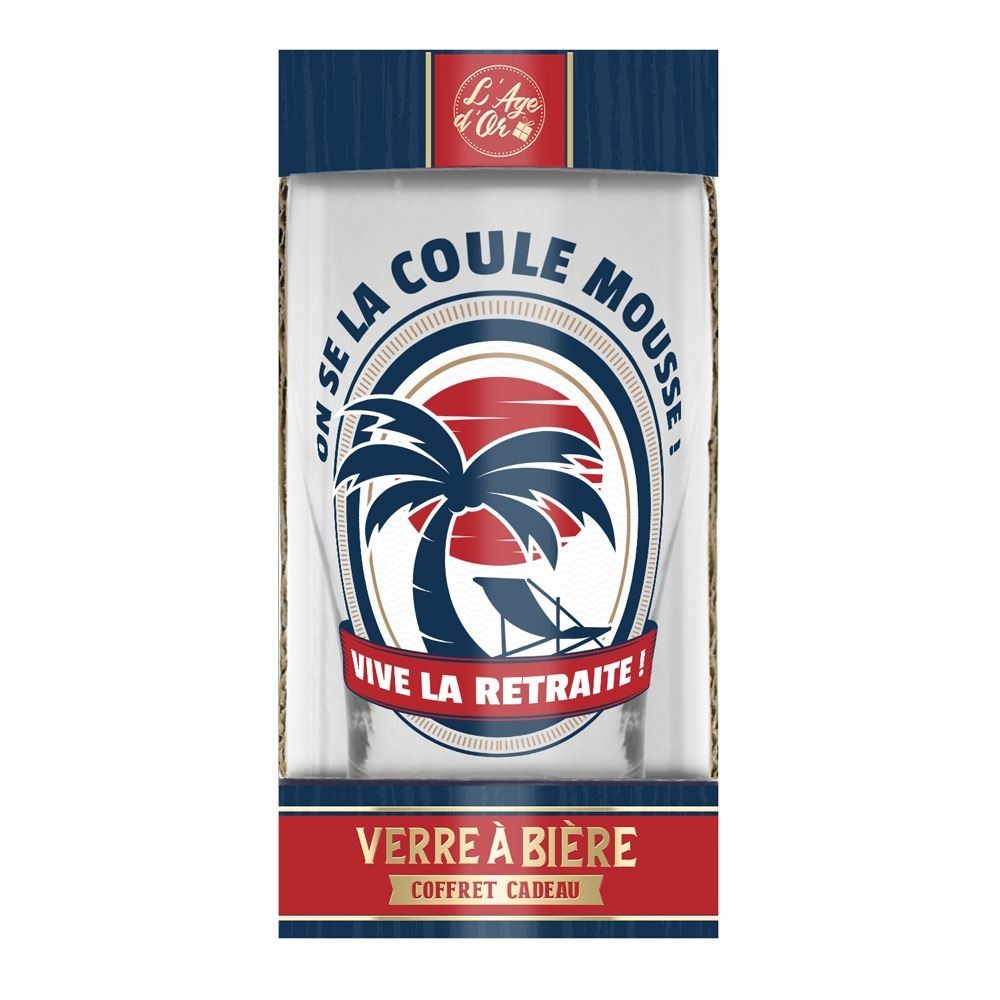 Verre à Bière Retraite Pas Cher | Fiesta Factory