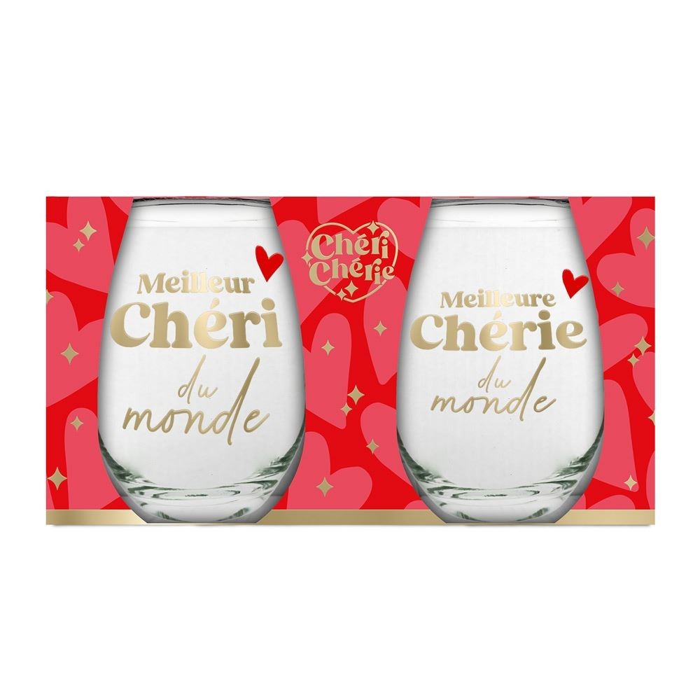 Coffret Duo Verres Saint-Valentin Pas Cher | Fiesta Factory