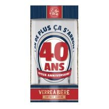 Verre à Bière 40 Ans Pas Cher | Fiesta Factory