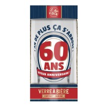 Verre à Bière 60 Ans Pas Cher | Fiesta Factory