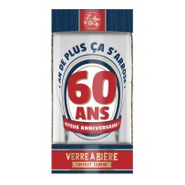 Verre à Bière 60 Ans Pas Cher | Fiesta Factory