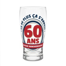 Verre à Bière 60 Ans Pas Cher | Fiesta Factory